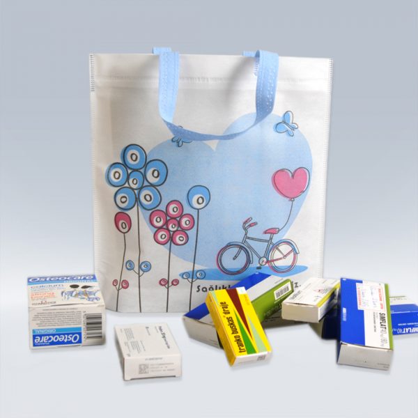 Ultrasonik Bez Çanta ve Torba Promosyon, Eczaneler ve diğer mağazalarda kullanıma uygundur.