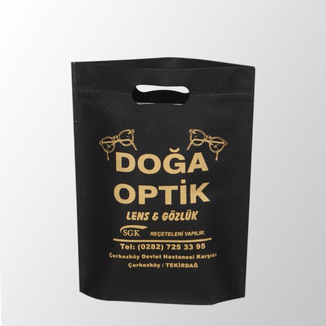 tela optik çanta, Ultrasonik Kaynak yöntemi ile üretilmiş plastik poşet alternatifi el geçme tela optik çanta